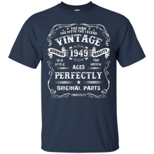 Mens 69th Birthday T-Shirt Legend Vintage 1949 Original Parts Tee