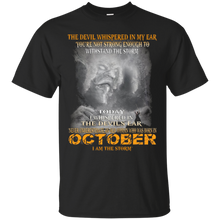 The Devil - born in October - the storm - T-shirt month gif
