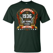February 1936 83th Birthday 83 Years Old Gift T-Shirt