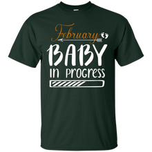 February baby in progress T-Shirts for New mothers