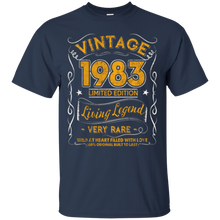 Vintage Born in 1983 34th Birthday 34 Years Old Awesome Gift
