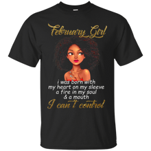 Women's I'm A February Girl Funny Birthday T-Shirt