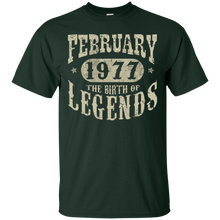 41 years 41st Birthday February 1977 Birth of Legend T-Shirt