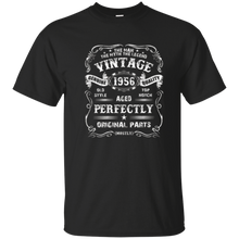 Mens 62th Birthday T-Shirt Legend Vintage 1956 Original Parts Tee
