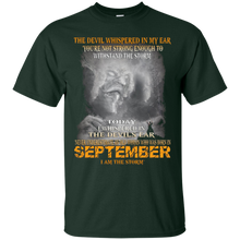 The Devil - born in September - the storm - T-shirt month gi
