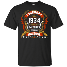 February 1934 84th Birthday 84 Years Old Gift T-Shirt