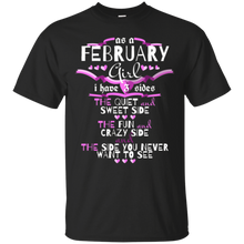 February Girl,Crazy, Sweet and Fun Birthday BDay Gift Shirt