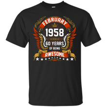 February 1958 60th Birthday 60 Years Old Gift T-Shirt