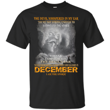 The Devil - born in December - the storm - T-shirt month gif