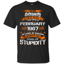 A Grumpy Old Man was Born in February 1967-50 years T-Shirt