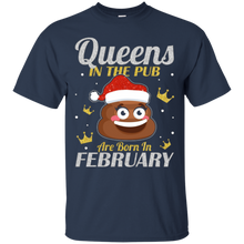 Queens Of The Pub Are Born In February Birthday T-shirt
