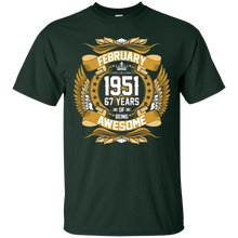 February 1951 67th Birthday 67 Years Old Gift T-Shirt
