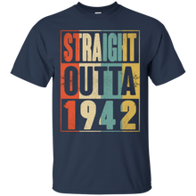Straight Outta Retro USA 1942 75th Birthday Gift 75 Vintage