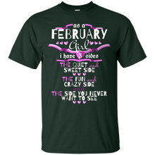 February Girl,Crazy, Sweet and Fun Birthday BDay Gift Shirt