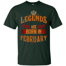 Legends Are Born In February tshirt