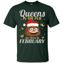 Queens Of The Pub Are Born In February Birthday T-shirt