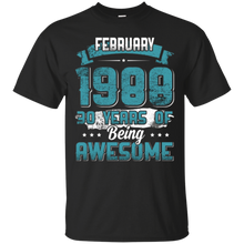 February 1988 Birthday 30 Years Of Being Awesome T-Shirt