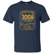 Vintage Born in 2008 9th Birthday 9 Years Old Awesome Gift