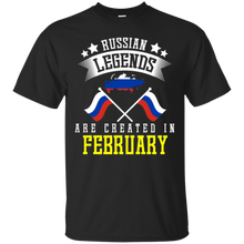 Funny Russian Legends Are Created In February T-shirt Russia