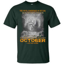 The Devil - born in October - the storm - T-shirt month gif