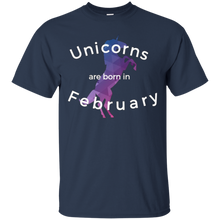 Unicorn T-Shirt Unicorns Are Born in February