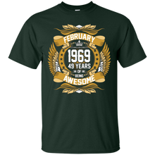 February 1969 49th Birthday 49 Years Old Gift T-Shirt