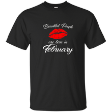 Beautiful People Lip Are Born In February T-shirt