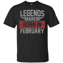 Legends Are Born in February T shirt, Vintage Gift T Shirt