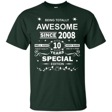 Awesome Since 2008 Special Edition 10th Birthday T-Shirt