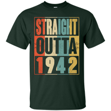 Straight Outta Retro USA 1942 75th Birthday Gift 75 Vintage
