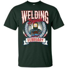 Welding Legends Are Born In February Welding Birthday TShirt