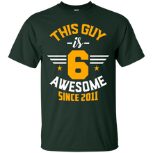 Vintage Born in 2011 6th Birthday Gifts 6 This Guy Awesome