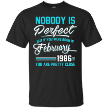 Nobody Is Perfect February 1986 T-shirt 32nd Birthday