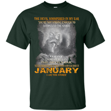 The Devil - born in January - the storm - T-shirt month gif