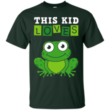 This Kid Loves Frogs T-Shirt Cute Costume Funny Animal Tee