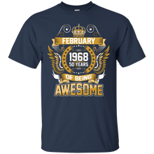February 1968 50th Birthday 50 Years Old Gift T-Shirt