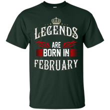 Legends Are Born In February tshirt