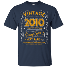 Vintage Born in 2010 7th Birthday 7 Years Old Awesome Gift