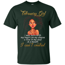 Women's I'm A February Girl Funny Birthday T-Shirt