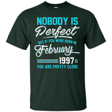 Nobody Is Perfect February 1997 T-shirt 21st Birthday