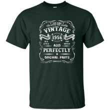 Mens 62th Birthday T-Shirt Legend Vintage 1956 Original Parts Tee