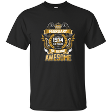 February 1974 44th Birthday 44 Years Old Gift T-Shirt