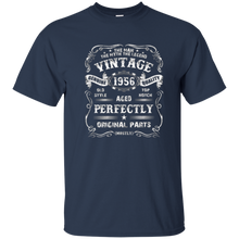 Mens 62th Birthday T-Shirt Legend Vintage 1956 Original Parts Tee