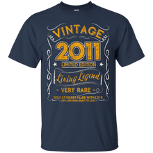 Vintage Born in 2011 6th Birthday 6 Years Old Awesome Gift