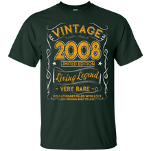 Vintage Born in 2008 9th Birthday 9 Years Old Awesome Gift