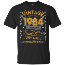 Vintage Born in 1984 33rd Birthday 33 Years Old Awesome Gift