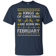 Kings Of Christmas Are Born In February Tee Ugly Christmas