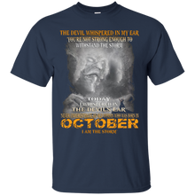 The Devil - born in October - the storm - T-shirt month gif
