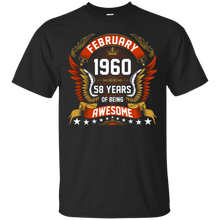February 1960 58th Birthday 58 Years Old Gift T-Shirt