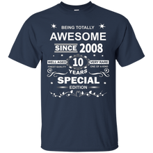 Awesome Since 2008 Special Edition 10th Birthday T-Shirt